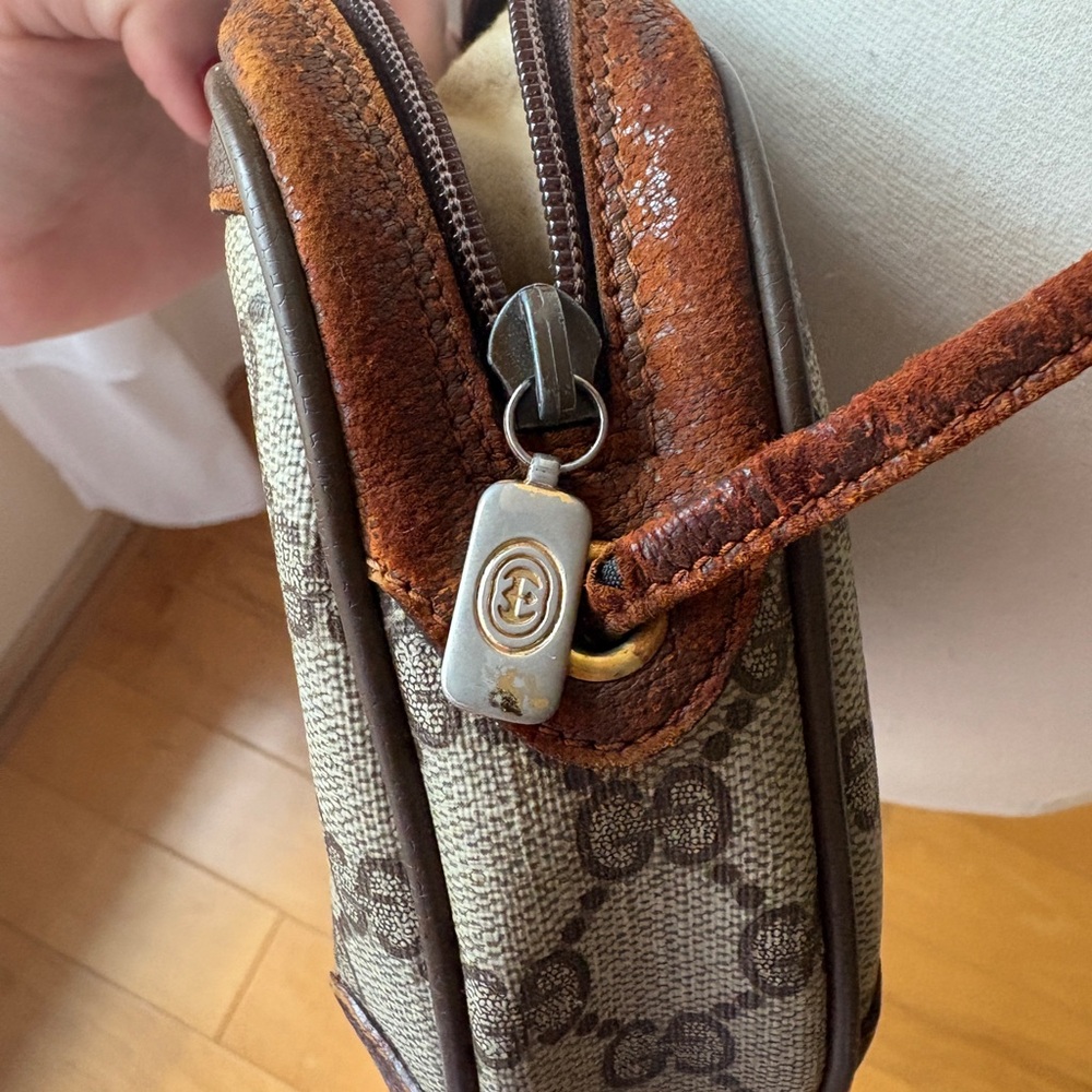 🤍💯Gucci Brown Leather Crossbody Bag🤍 - Picture 8 of 9